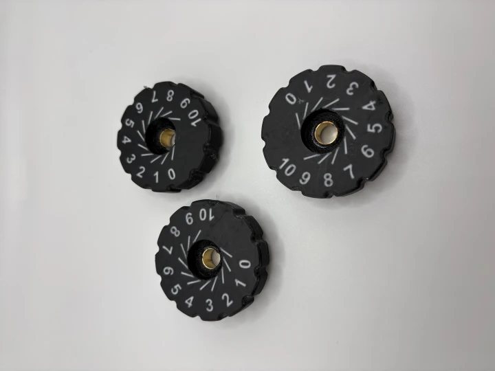 Case CS150 - Pokrętła do podnośnika bez tulejki