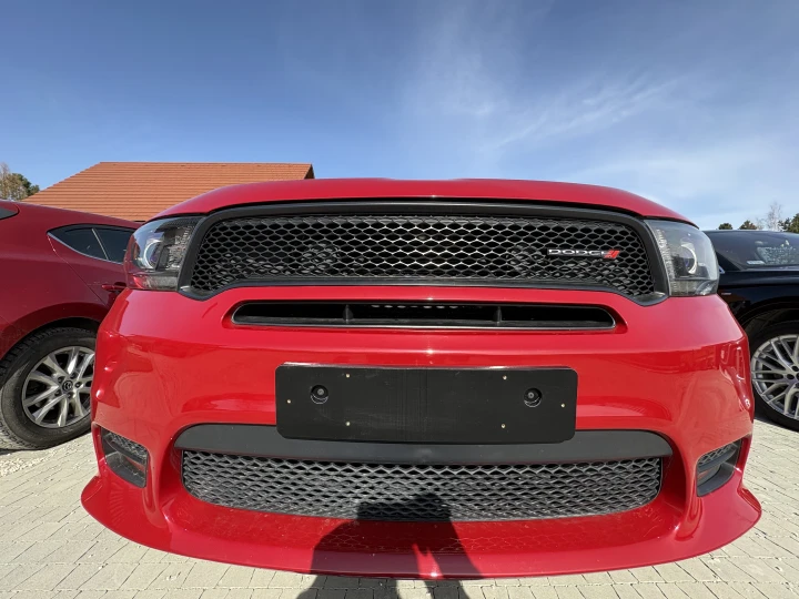 Dodge Durango before facelift - License plate cover - Front