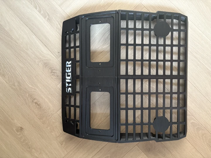 Shibaura - Zetor Light Grill - Black Primer